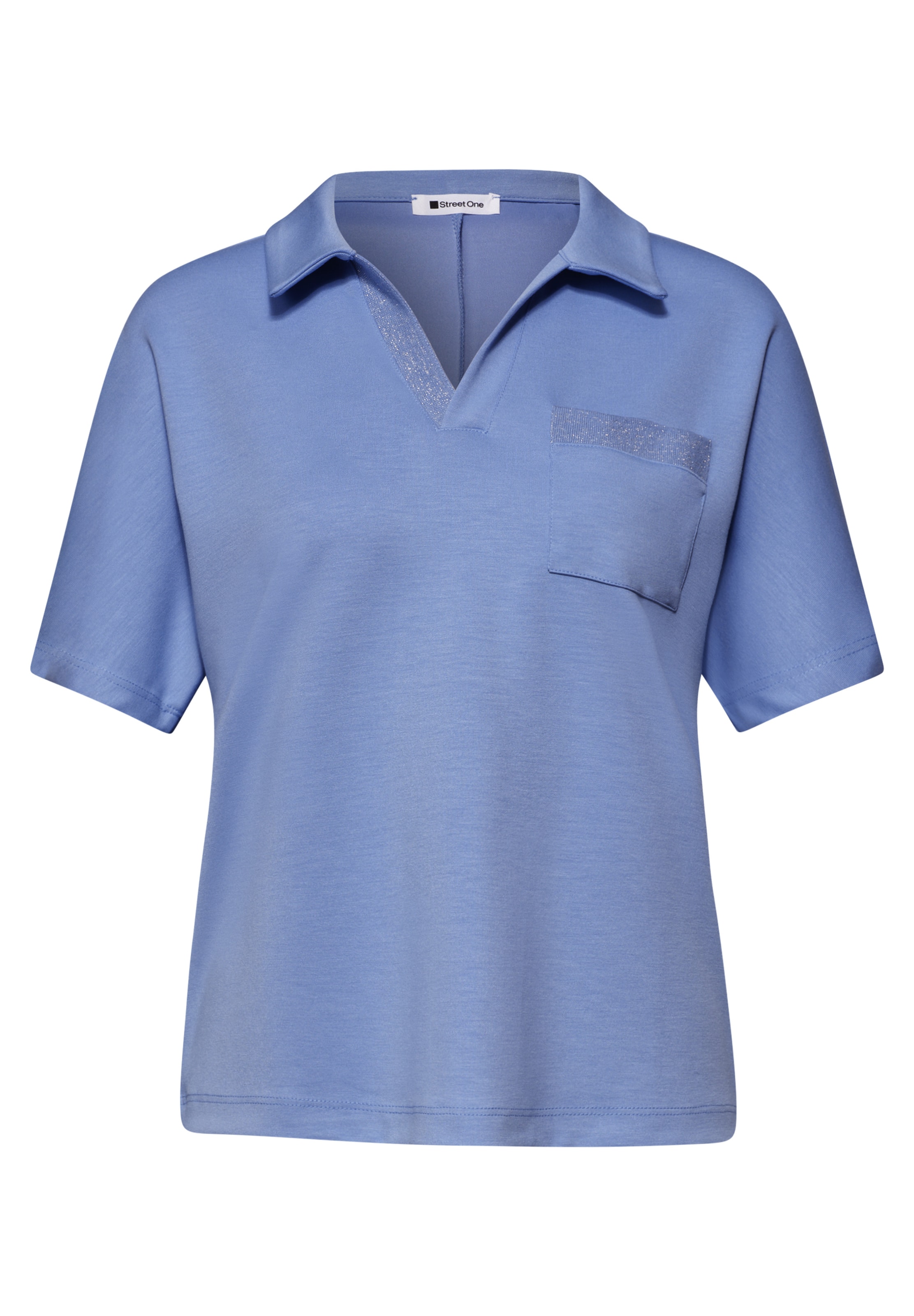 STREET ONE Shirt in Blue: front