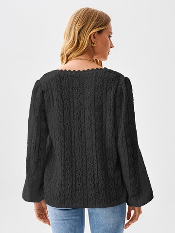 Cupshe Blouse 'Long Sleeve' in Black
