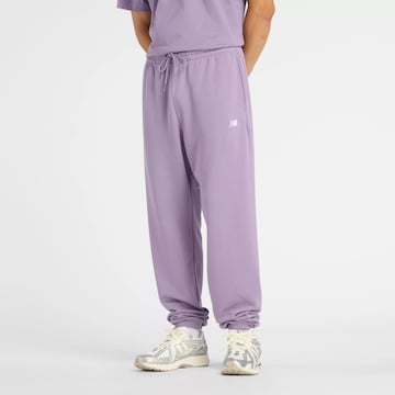 Effilé Pantalon 'Essentials' new balance en violet : devant