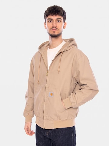 Carhartt WIP Between-season jacket 'OG Active Jacket Hemilton Brown' in Brown: front