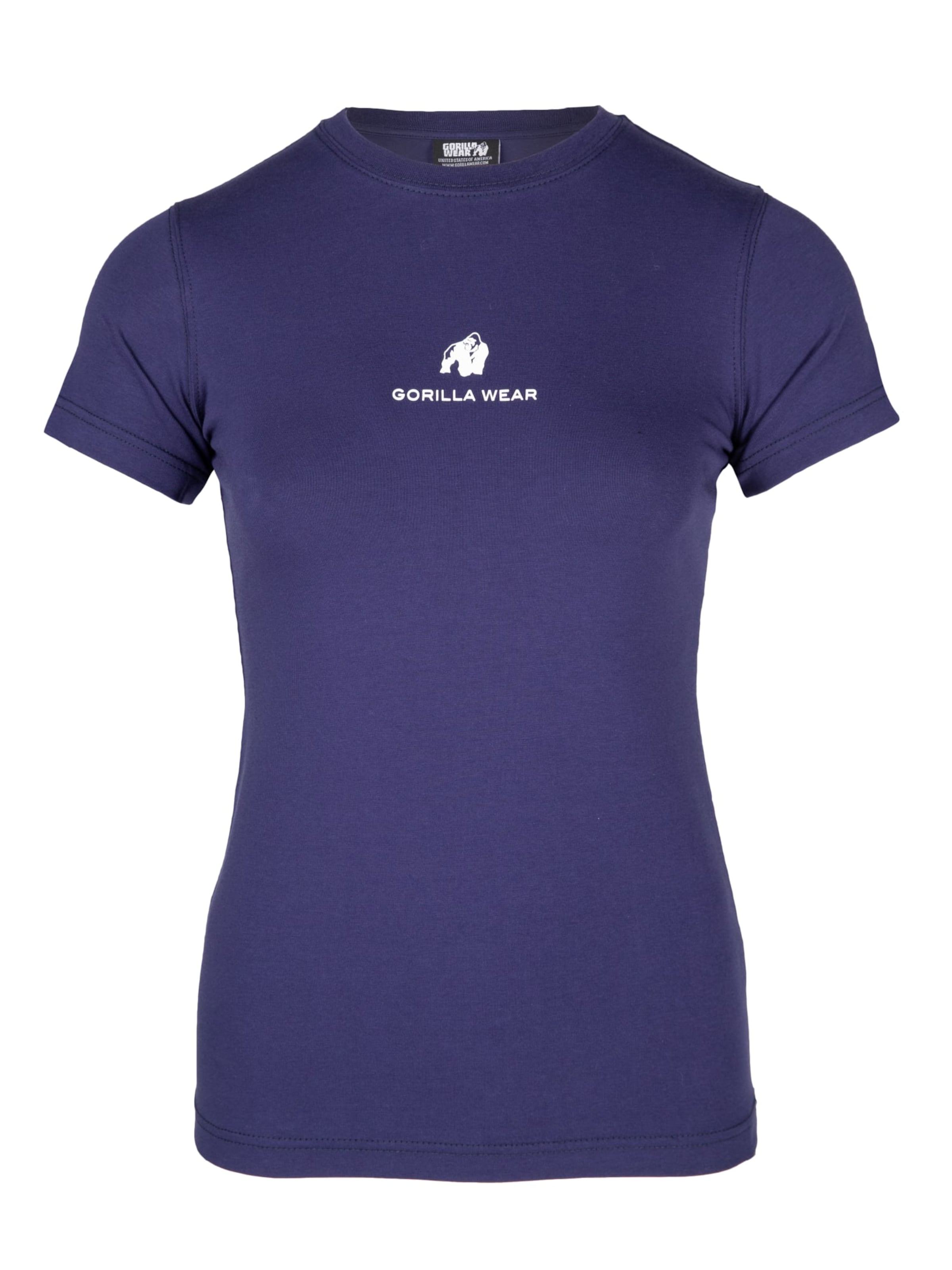 T-shirt Gorilla Wear en bleu : devant
