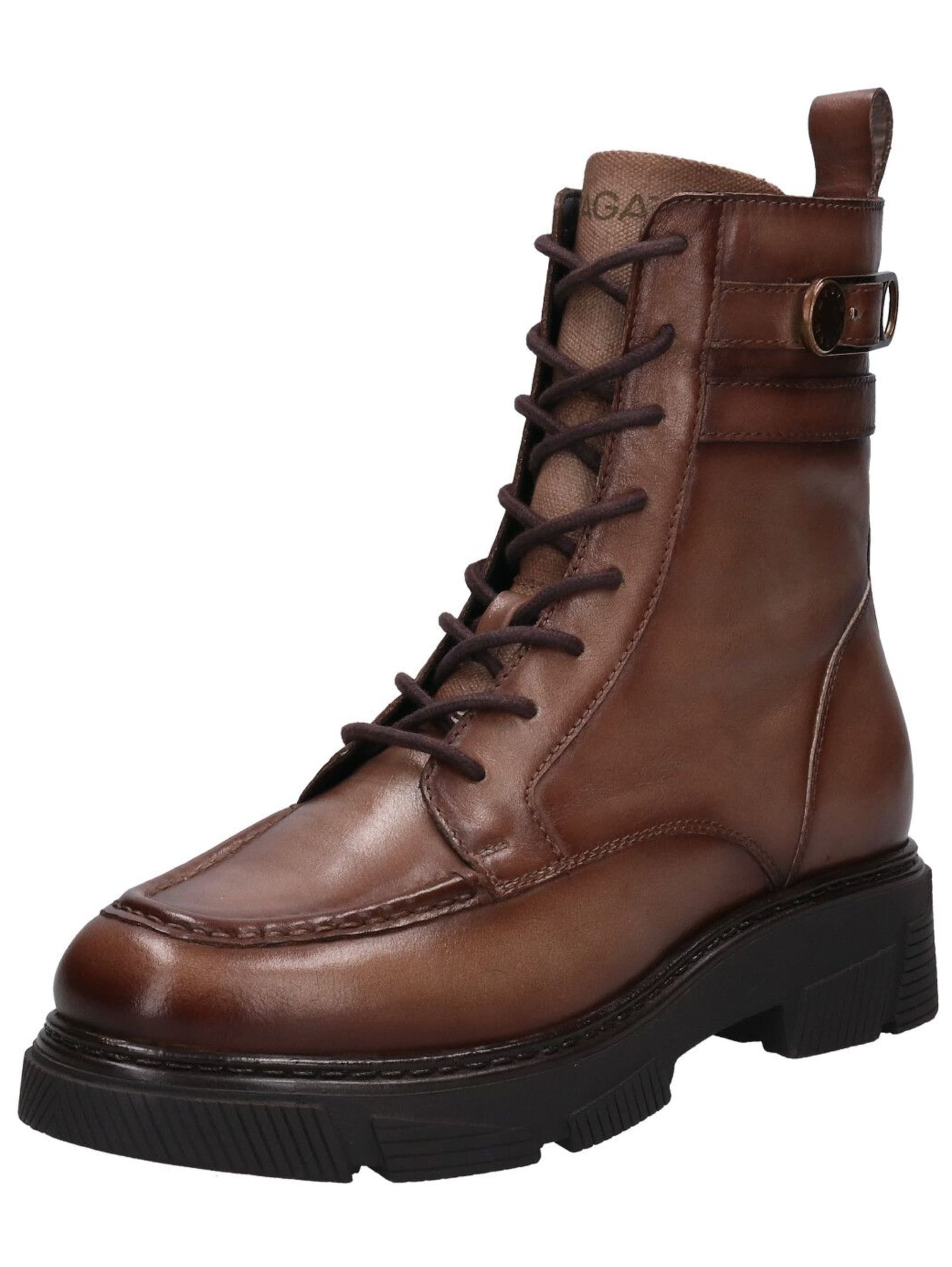 TT. BAGATT Lace-up bootie in Brown: front