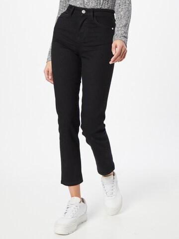 KnowledgeCotton Apparel Regular Jeans 'IRIS' in Black: front