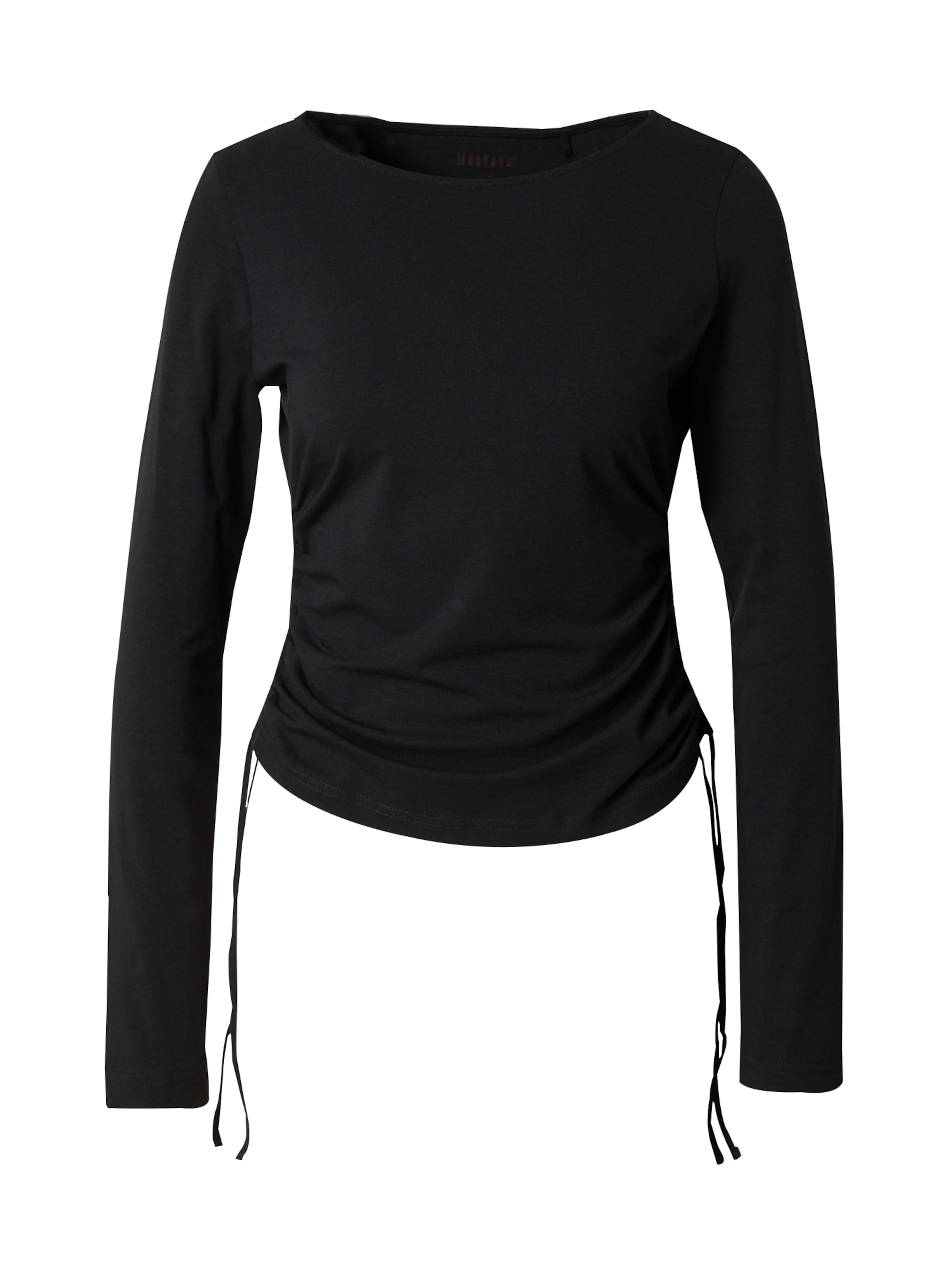 MUSTANG Shirt 'Delia' in Black: front