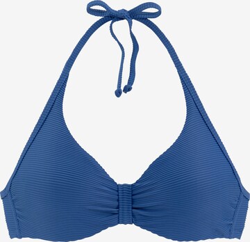 SUNSEEKER T-shirt Bikinitop in Blauw: voorkant