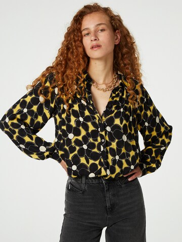 Fabienne Chapot Blouse in Geel: voorkant