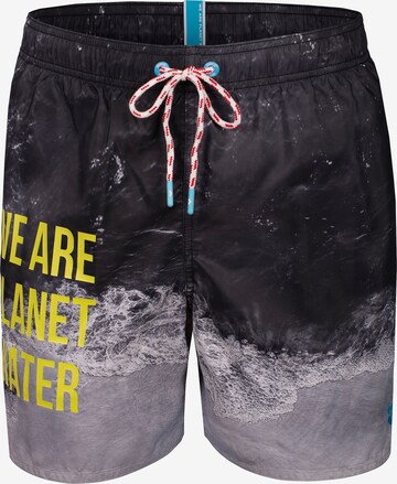 Pantaloncini da bagno 'WATER PRINTS' di ARENA in colori misti: frontale