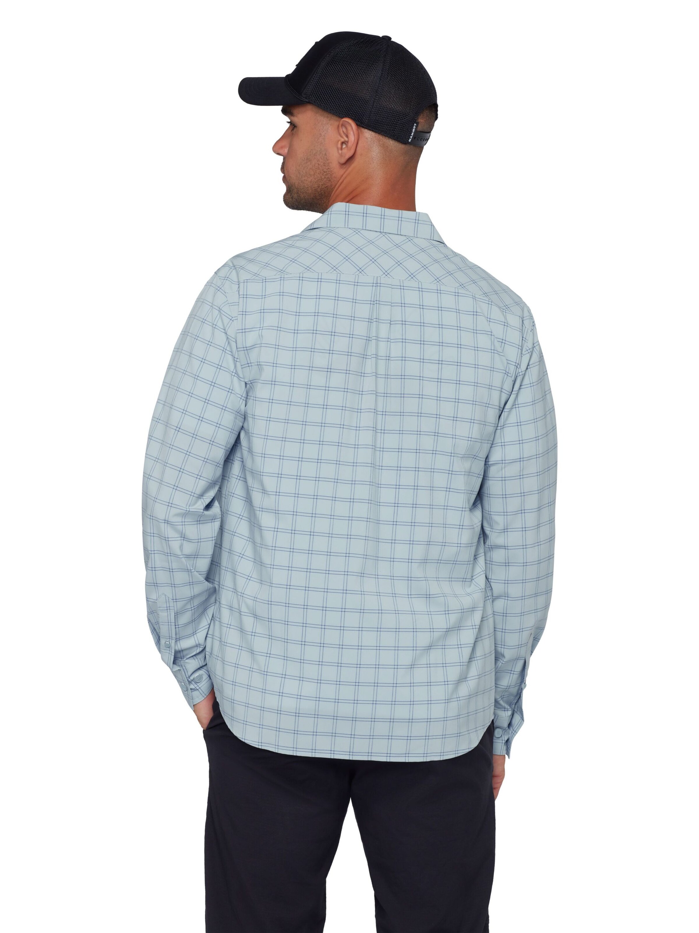 MAMMUT Regular Fit Funktionshemd 'Lenni' in Blau