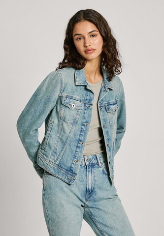 Pepe Jeans Tussenjas in Blauw: voorkant