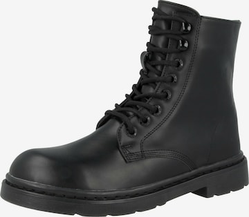 Dockers by Gerli Lace-Up Ankle Boots in Black: front