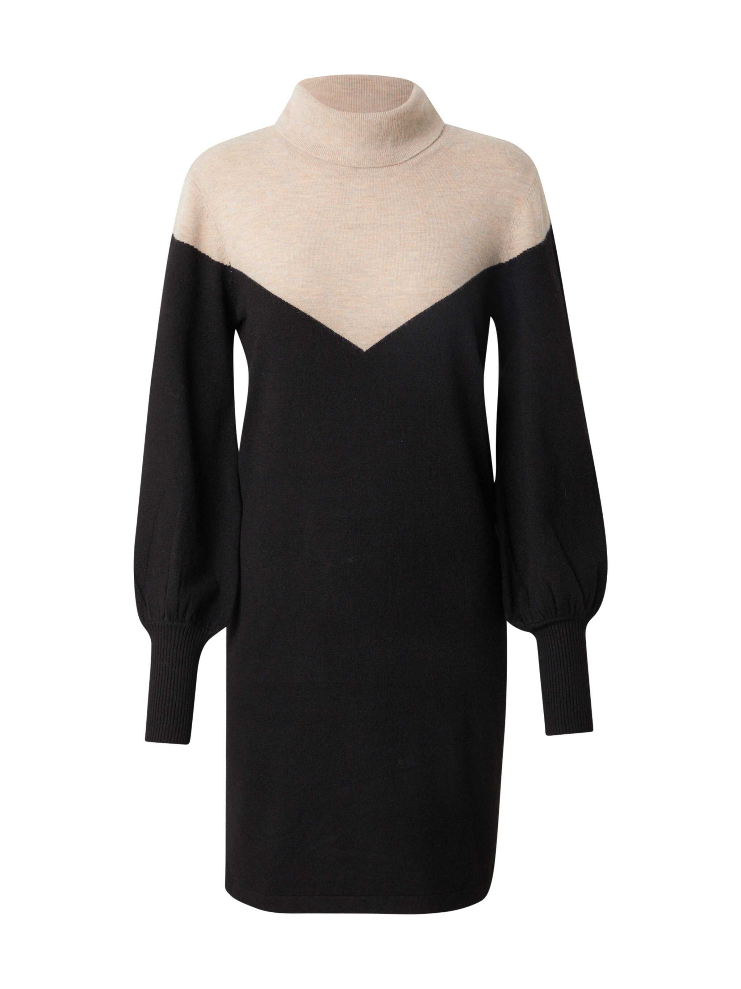 VILA Πλεκτό φόρεμα 'VIKerry' σε μαύρο: μπροστά