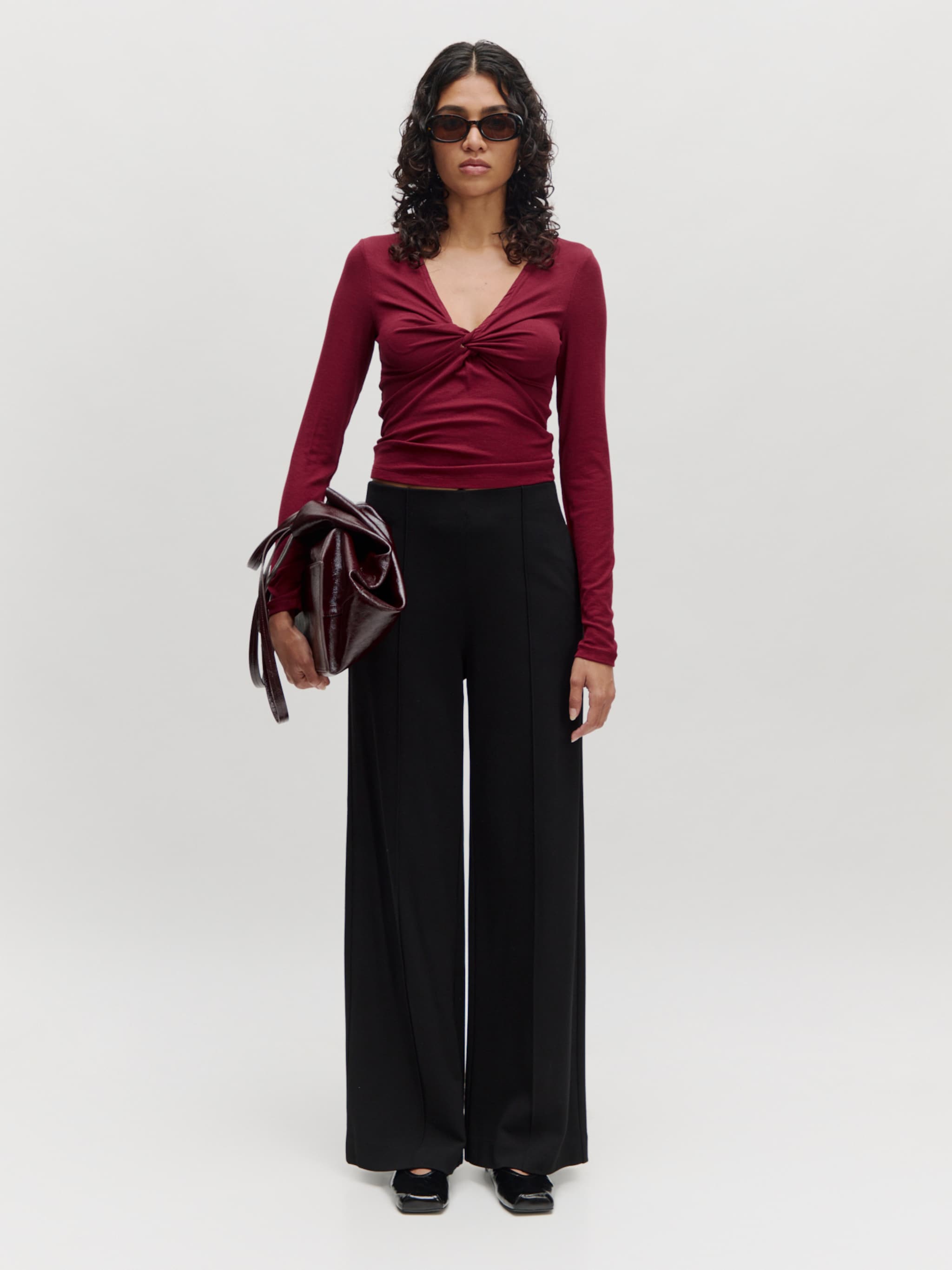 EDITED Producten Shirt 'Vibeke' Rood