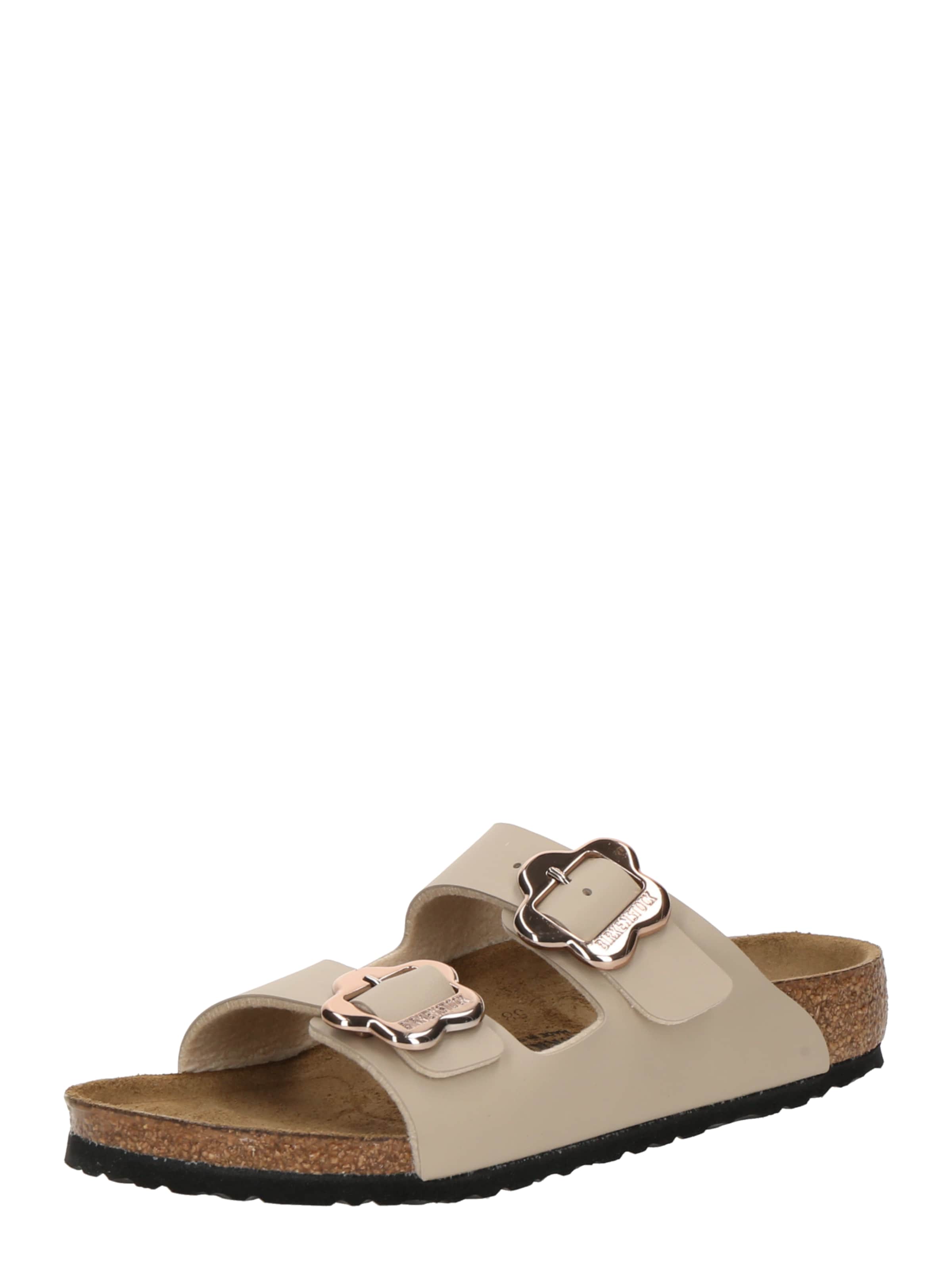 BIRKENSTOCK Sandal 'Arizona' i beige: framsida