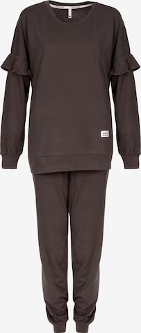 Doctor nap Pyjama 'Doctor Nap' in Braun: Vorderseite