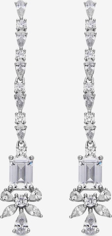 Boucles d'oreilles 'CUREAO' Luxenter en blanc : devant