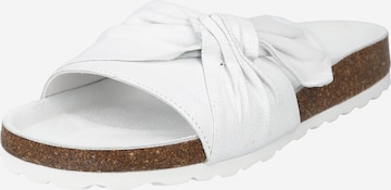 BULLBOXER Mules in White: front