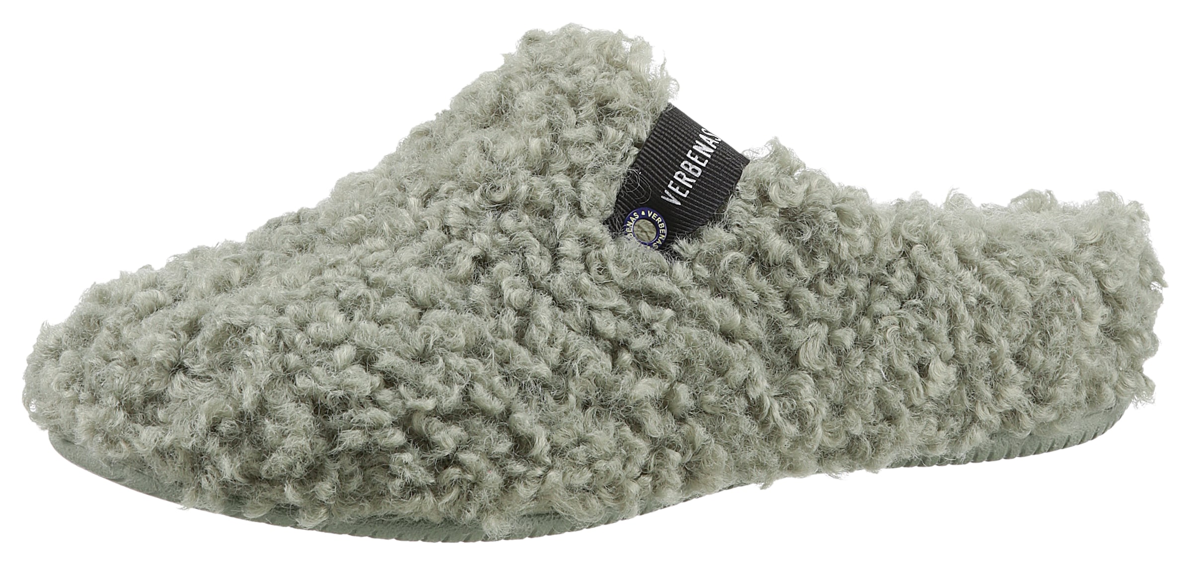 VERBENAS Slippers in Green: front
