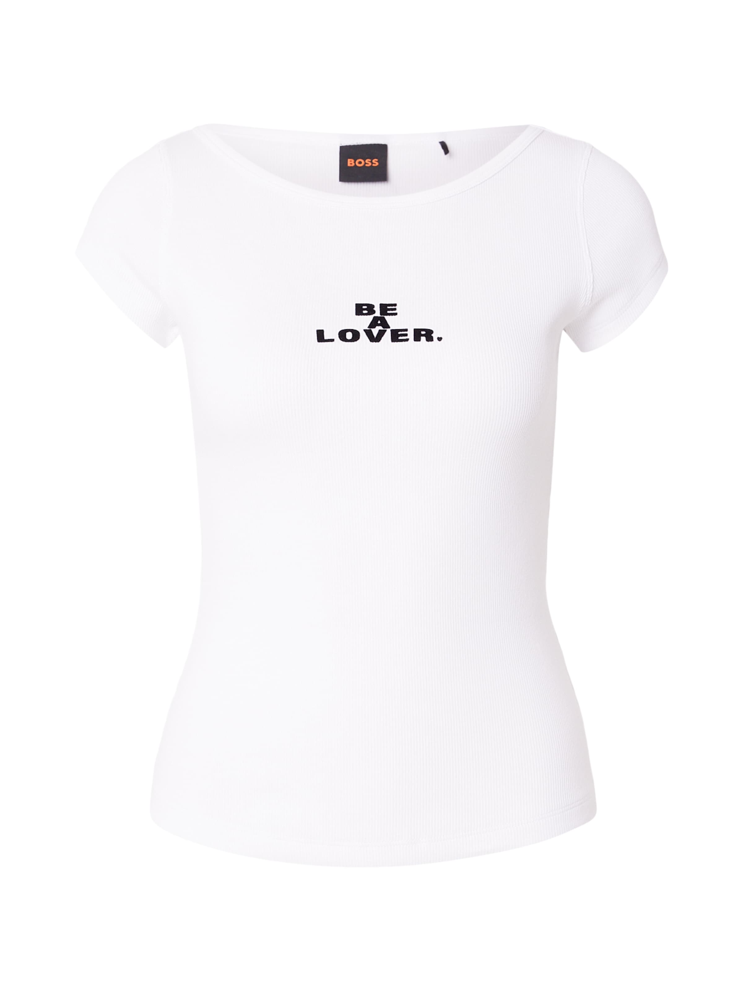 BOSS Póló 'C_Etine' - fehér: elől