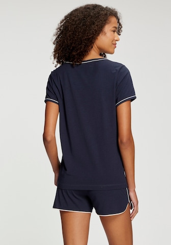 LASCANA Тениска за спане в черно