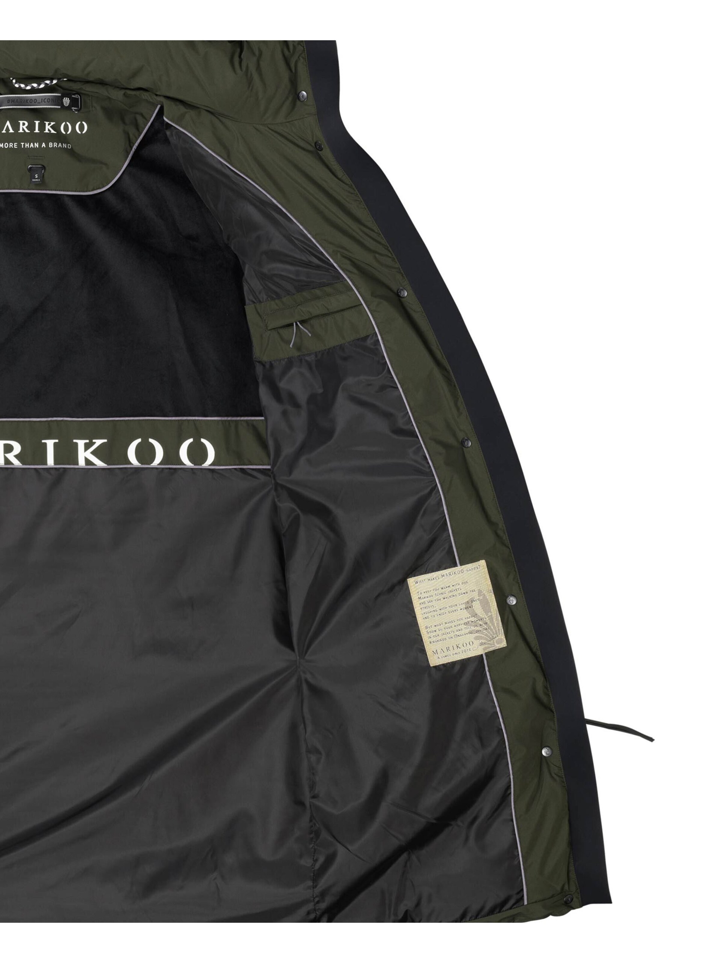 MARIKOO Mantel 'Tabiaa' in Grün