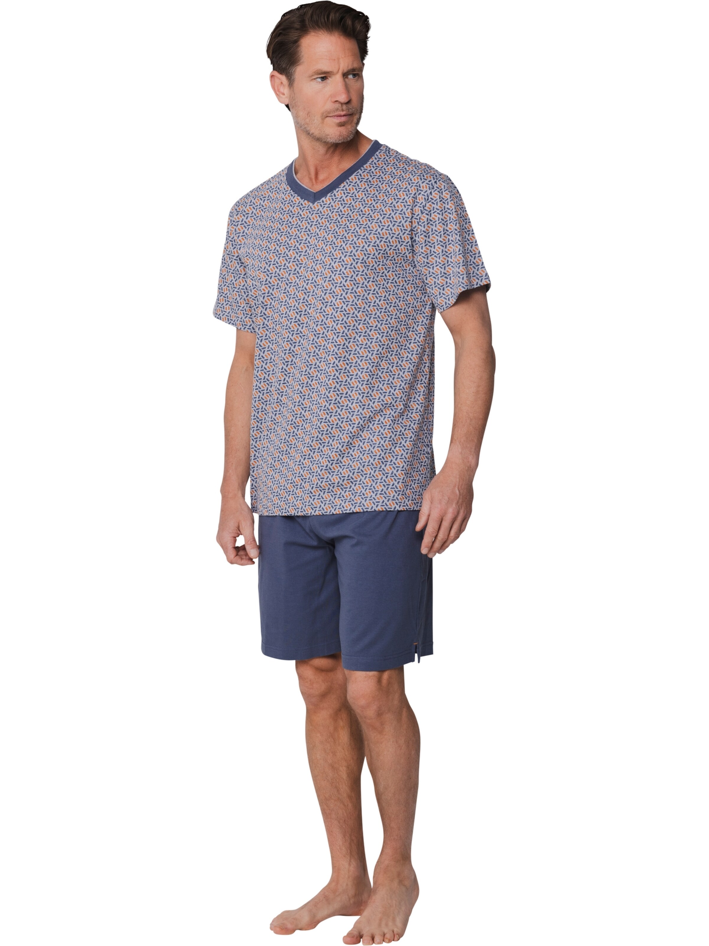 Pyjama court 'Shortama' Pastunette en gris
