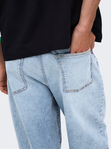 Only & Sons regular Jeans 'ONSFade' i blå