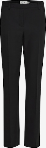 Pantalon chino 'Lexi' ICHI en noir : devant