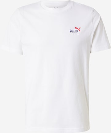 PUMA Funkční tričko 'ESS 2 No. 1' – bílá: přední strana