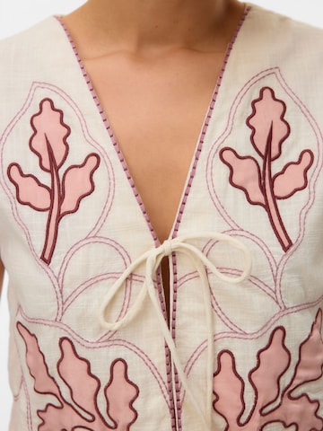 VERO MODA Weste 'VMJamila' in Beige