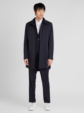 Bruun & Stengade Between-Seasons Coat 'Novello' in Blue