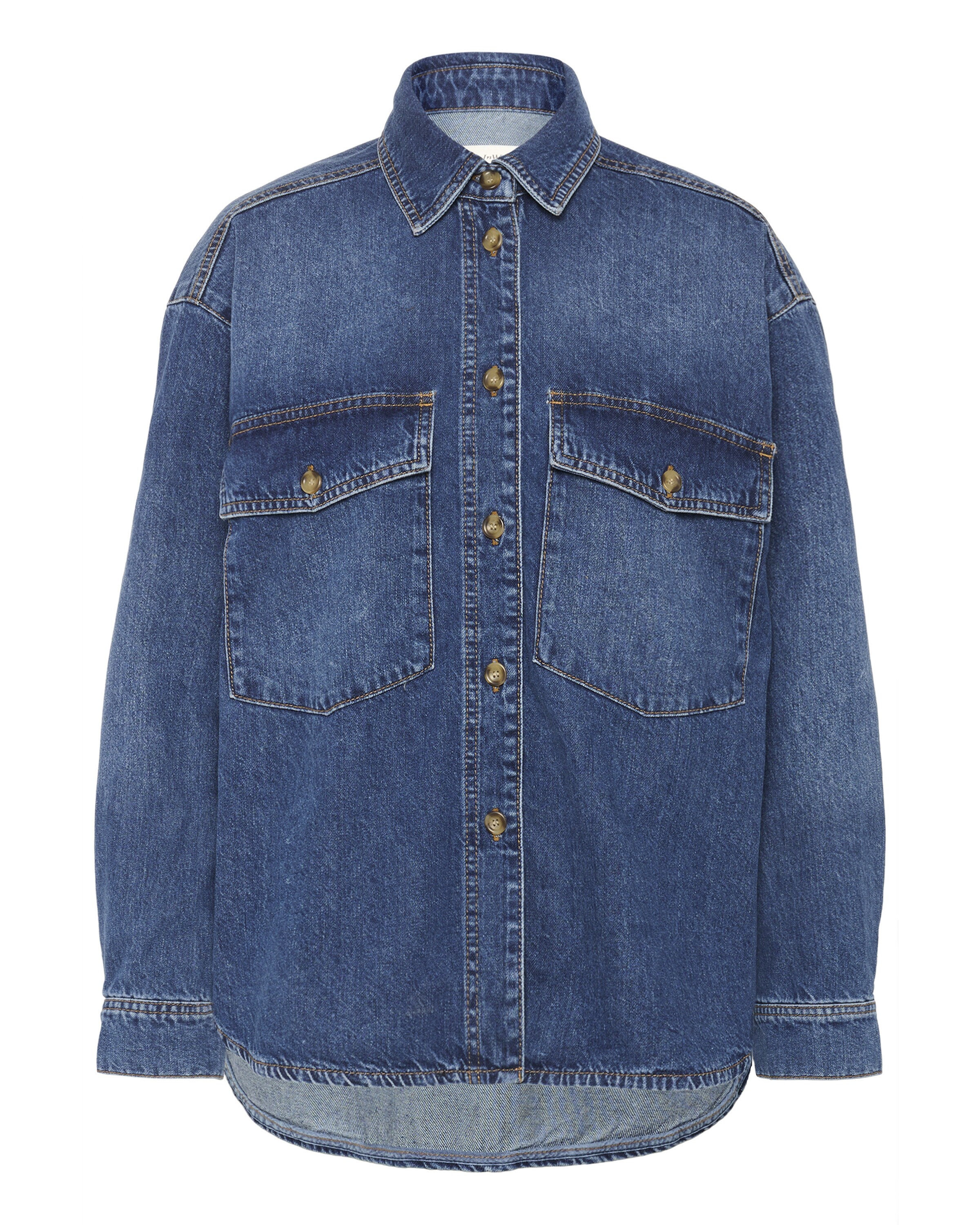 InWear Veste mi-saison 'NaavaIW' en bleu denim, Vue avec produit