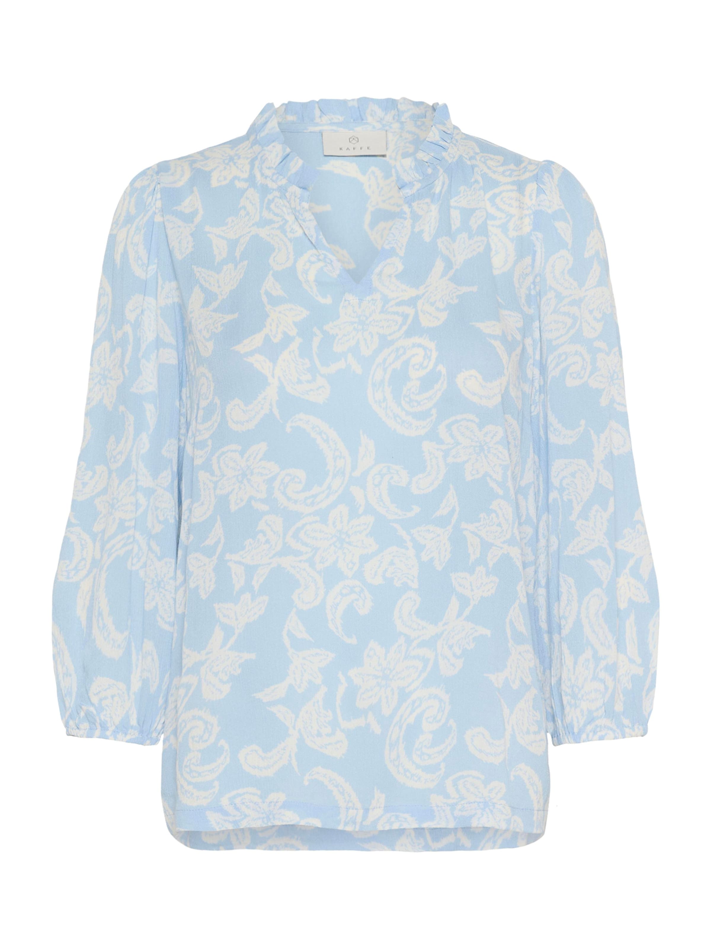 zils Kaffe Blūze 'KARiani': no priekšpuses