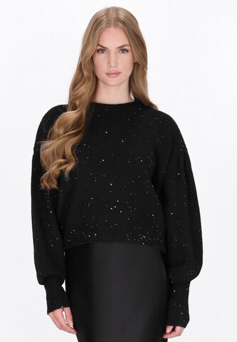Pull-over DreiMaster Klassik en noir : devant