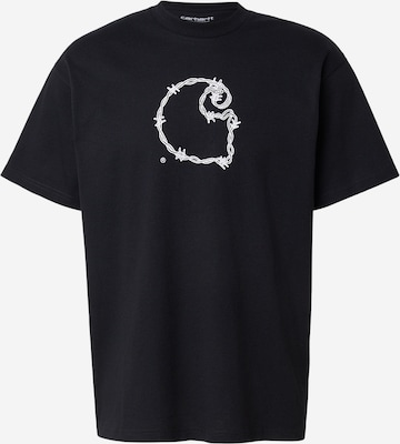 Carhartt WIP Tričko 'Barbwire' – černá: přední strana