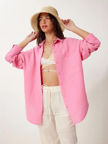 T-shirt Happiness İstanbul en rose