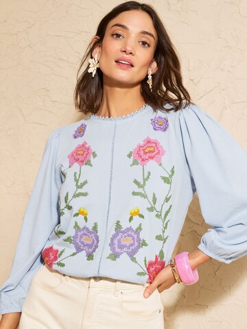 love & roses Bluza | modra barva