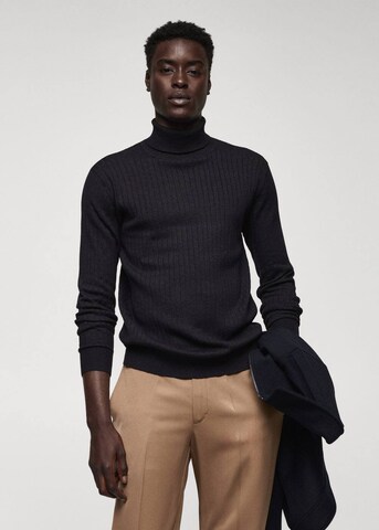 MANGO MAN Sweater 'Carino' in Blue: front