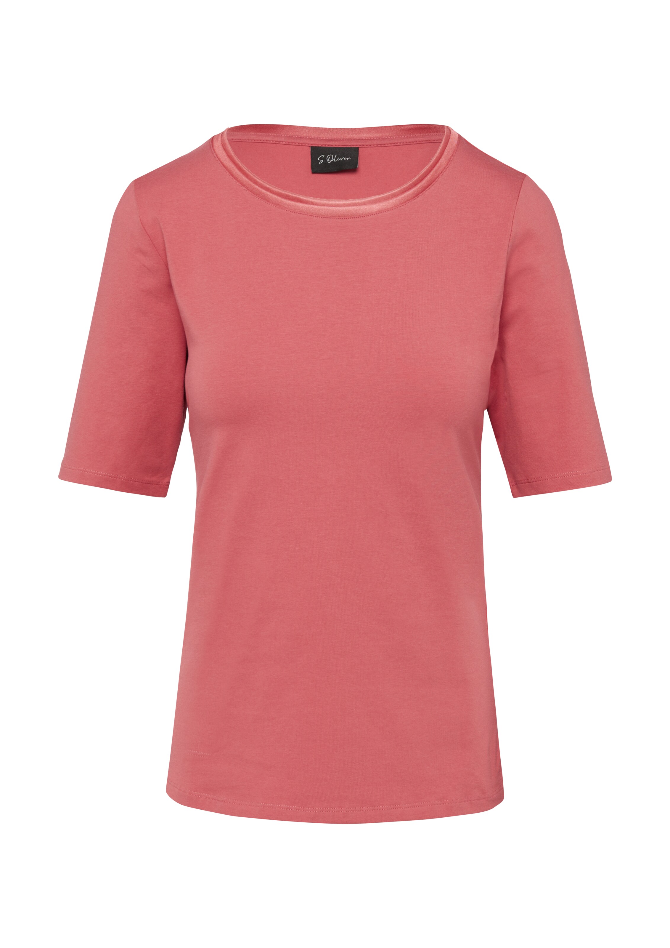 T-shirt s.Oliver BLACK LABEL en rose : devant