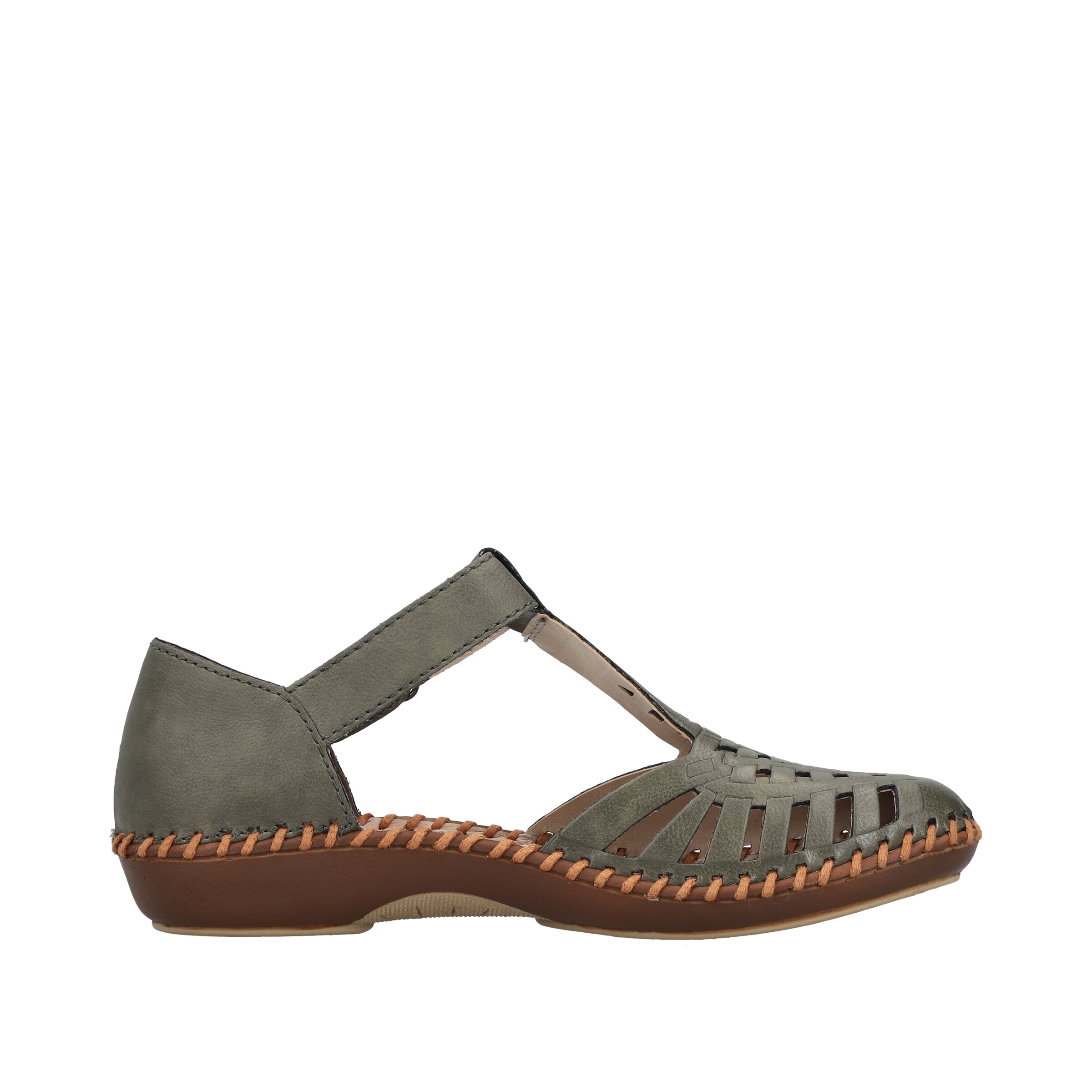 Chaussure basse Rieker en vert