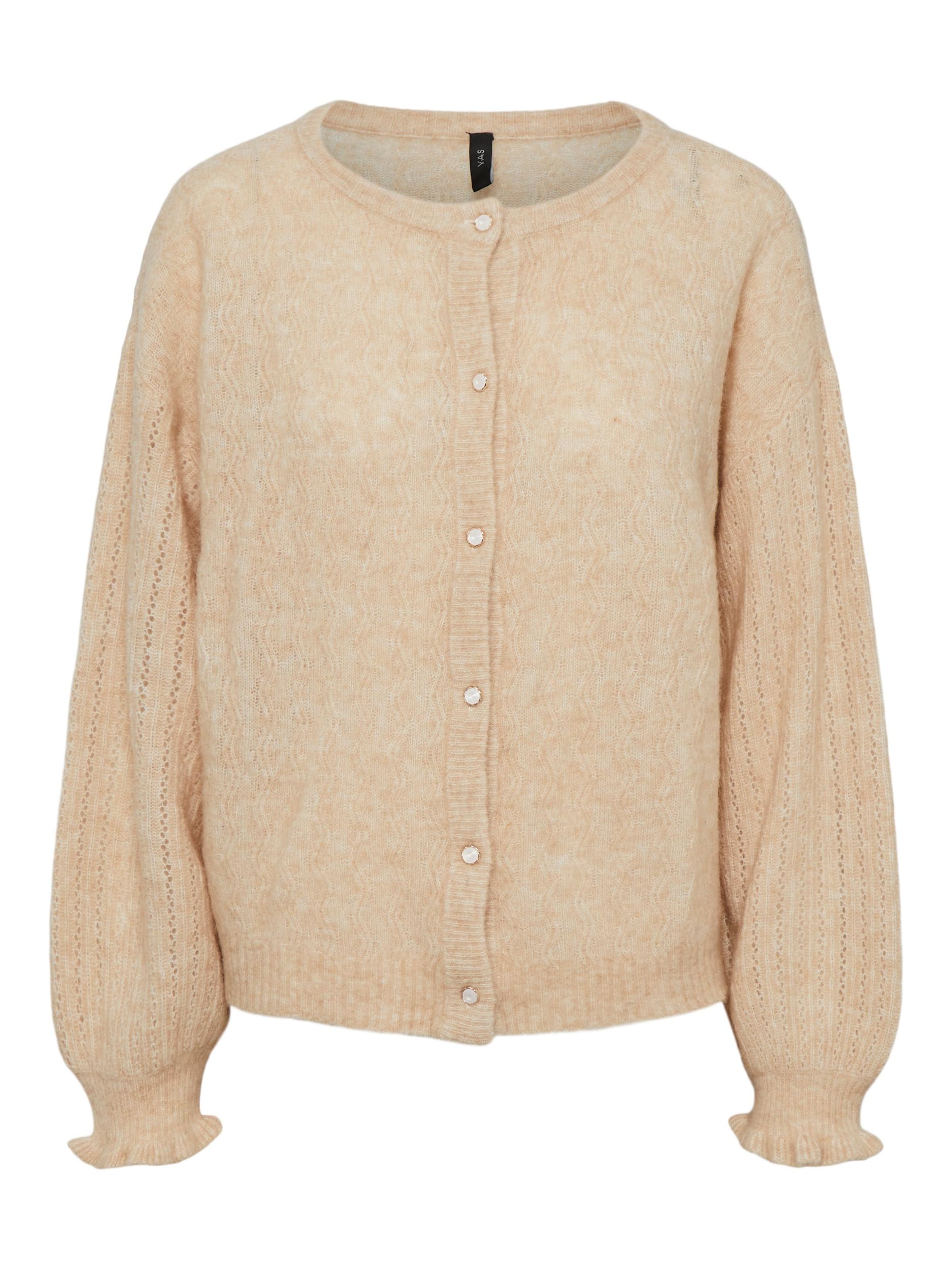 Y.A.S Knit Cardigan Hush in Apricot ABOUT YOU