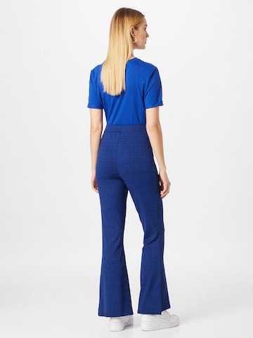 Warehouse Flared Broek in Blauw