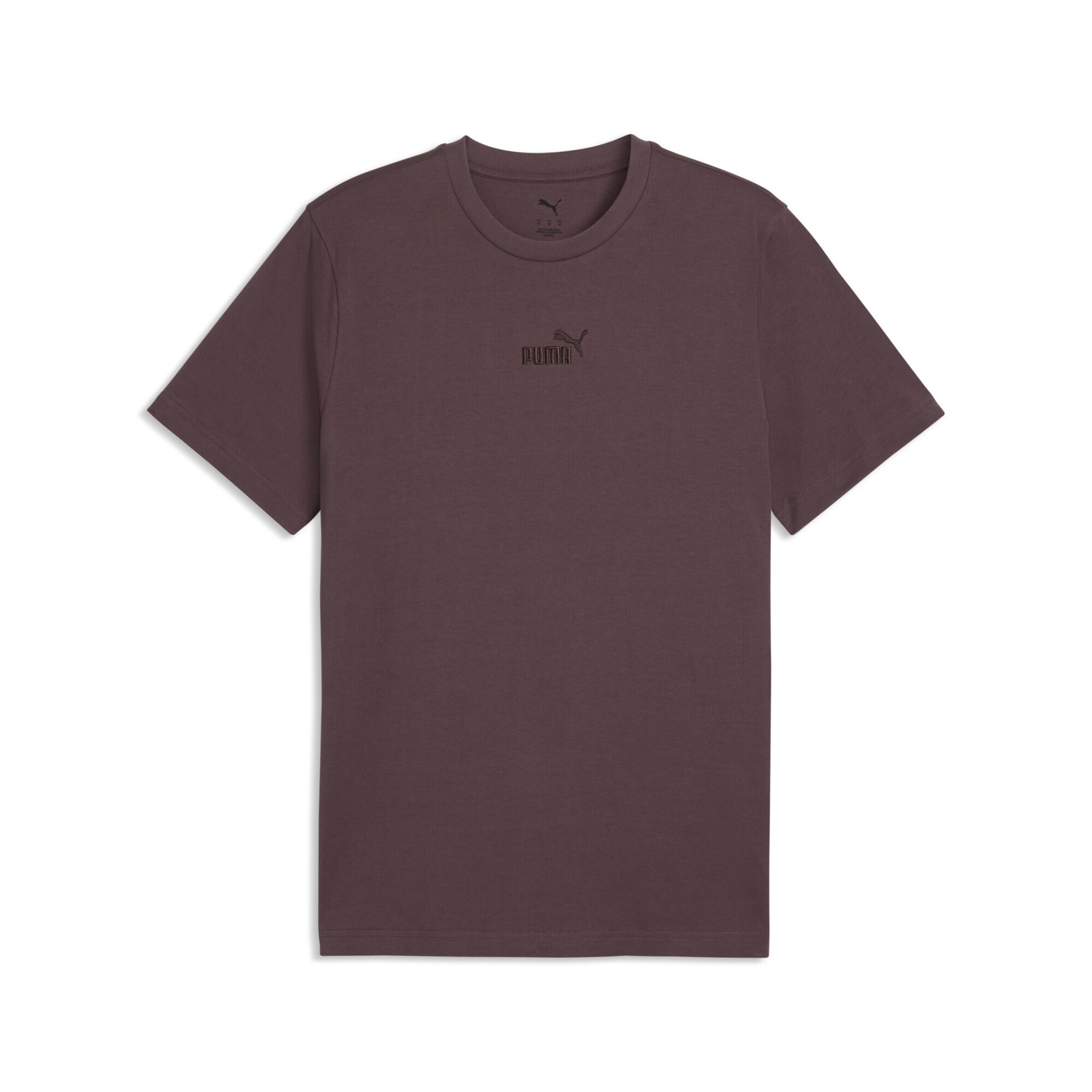 PUMA Essentials Small No. 1 Logo T-Shirt in Braun: Vorderseite
