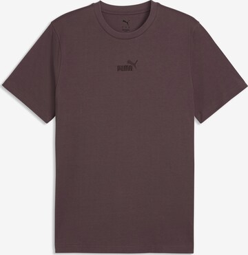 PUMA Essentials Small No. 1 Logo T-Shirt in Braun: Vorderseite