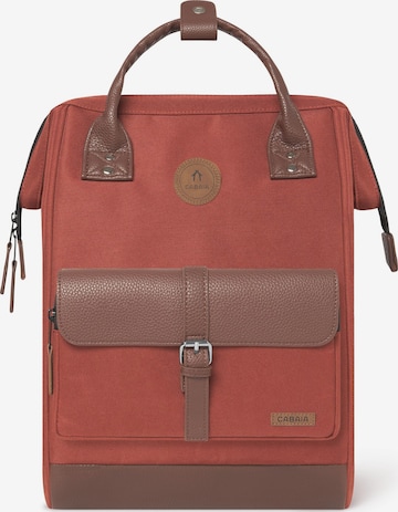 Cabaia Backpack 'Adventurer' in Red: front