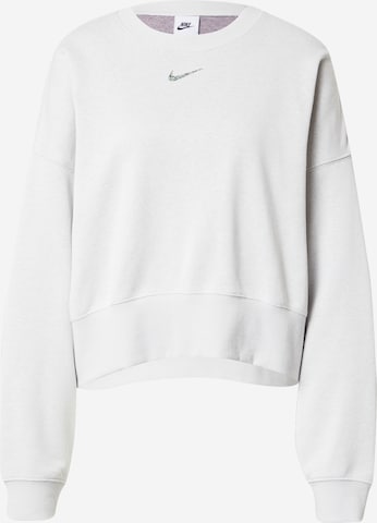 Nike Sportswear Athletic Sweatshirt in Grey: front