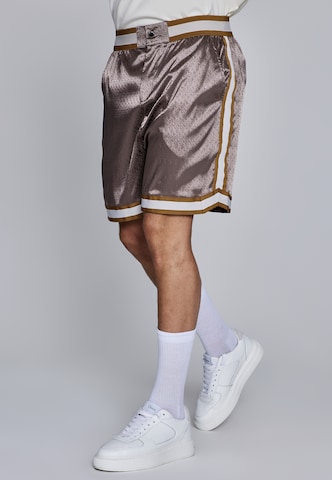 Regular Pantalon SikSilk en marron