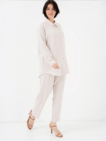 Bigdart - Calças de fato em branco