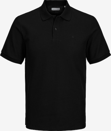 Jack & Jones Plus Poloshirt 'JJEAustin' in Schwarz: Vorderseite