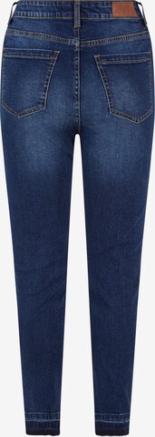 Urban Classics Slimfit Jeans in Blauw