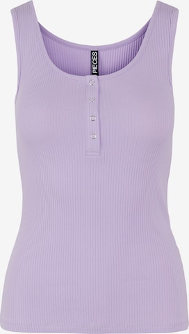 PIECES Top 'Kitte' in Purple: front